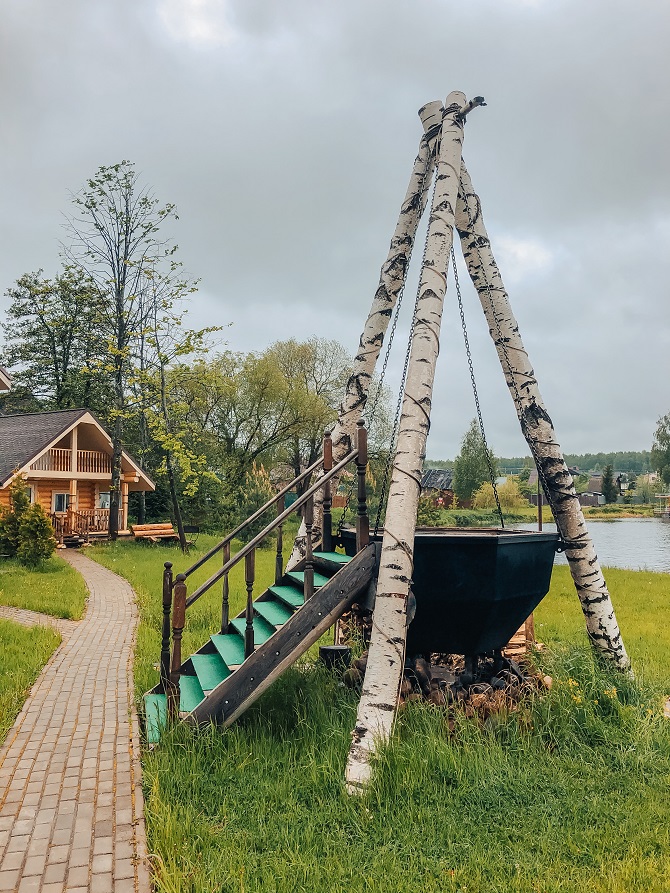 Отели с домиками у воды